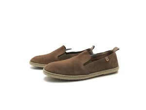 Verbenas Herren Halbschuh Slipper Loafers Comfort Braun Gr. 43 (UK 9) - Picture 1 of 8