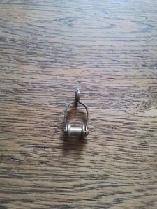 vintage brass curtain rail glider hooks runner rings x 10 - Picture 1 of 3