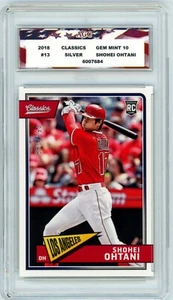 2018 Classics #13 Shohei Ohtani Rookie Card AGC 10 Gem Mint 153/199 - Picture 1 of 2