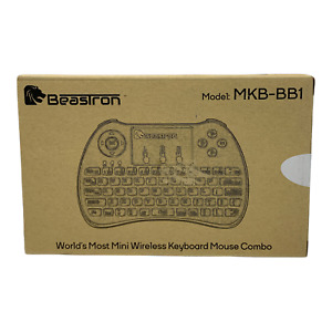 Beastron 2.4GHz Mini Wireless Keyboard w/Mouse Touchpad Rechargeable Combo
