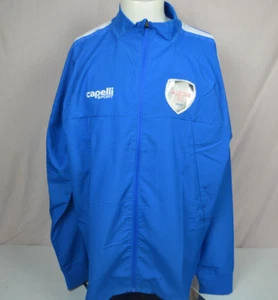 CAPELLI SPORT Albion SC Hawaii Blue Mens Track Zip Front Soccer Jacket Sz X - Picture 1 of 5