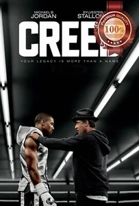 CREED 2015 STALLONE ORIGINAL OFFICIAL CINEMA FILM MOVIE PRINT PREMIUM POSTER - Foto 1 di 6