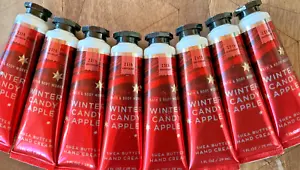 8 CARAMELO DE INVIERNO MANZANA 1 OZ Manteca de Karité de Viaje CREMA DE MANOS Baño y Cuerpo Funciona - Imagen 1 de 2