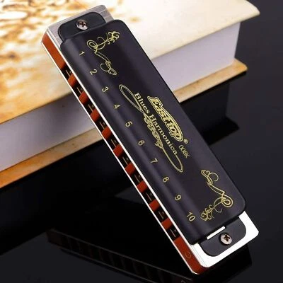 EASTTOP 10Hole Diatonic Harmonica 008K Blues Harp Mouth Organ Harmonica New US - Image 1 of 4