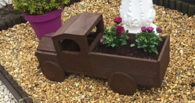 Handmade Wooden Truck Planter In A Choice Of Colours. 30”x16”x9” For Order Only - Image 1 of 4