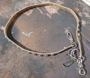 Misfit’s Edge: Serpent’s Spire Leather Wallet Leash – A Fiendish Tale of Rebels - Picture 1 of 18