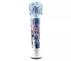 Frozen II Anna & Elsa MP3 Karaoke Mikrofon mit Beleuchtung Lautsprecher, integrierte Musik - Bild 1 von 5