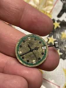 Tag Heuer Watch Movement 955.414 Swiss Made 1.88 With Stem & Crown And Hands - Picture 1 of 4