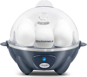 Easy Electric 7 Egg Capacity Soft, Medium, Hard-Boiled Cooker Poacher, Scrambled - Picture 1 of 12