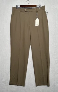 Ballin 1946 Pants Mens 35x30 Beige Khaki Total Comfort Stretch Pockets Dress NWT - Picture 1 of 14