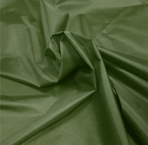 Dark Green Nylon Look Fabric 5oz Waterproof Material Tent Seat Outdoor Cover - Picture 1 of 2