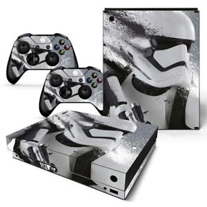 Xbox One X Console Skin Decal Sticker  Star Wars Stormtrooper Custom Design Set