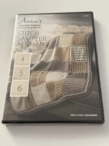 Annie's Crochet Afghan Block Of The Month 4-6 DVD crochet C37 - Picture 1 of 3