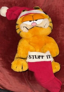 Vintage Garfield Weihnachten "Stuff It!" Plüsch 1981 - Bild 1 von 1