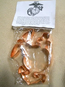 Seltene große Marine Corp Kupfer Ausstecher / Neu / USA - Bild 1 von 6