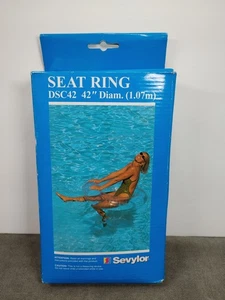 42" Sevylor Sitzring Rohr Schwimmer klar Leiste Sitz 2 Luftkammern DSC42 Vintage - Bild 1 von 4