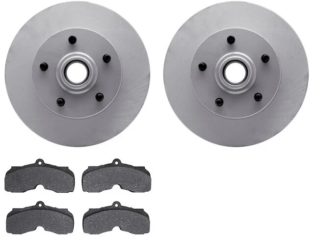 Front Brake Pad and Rotor Kit For 1967-1968 Buick Skylark KF532XK - Image 1 of 1