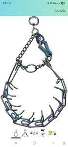 No Pull Dog Collar Dog Training Prong Collar for Dogs SMALL - Picture 1 of 7