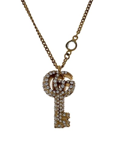 Collana Gucci con top oro uomo doppia chiave G Usata