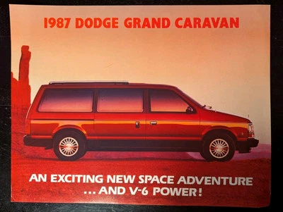 Dodge Grand Caravan 1987 folleto de venta de autos originales catálogo 1 página Foto 1 de 2