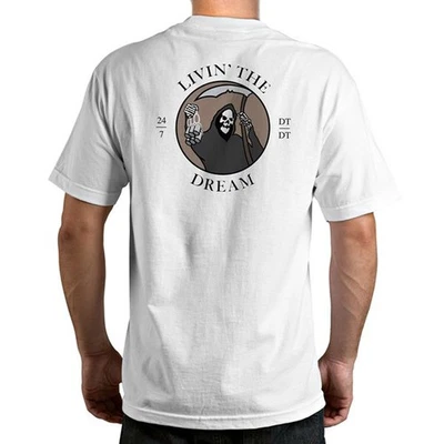 Camiseta Famous Stars & Straps Livin' The Dream Blanca S NUEVA Foto 1 de 3