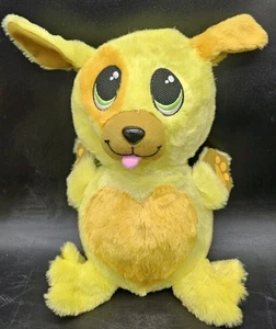 Fur Berries Yellow Pineapple Puppy Dog 10" Fold Up Plush 2007 Spin Master - Picture 1 of 10