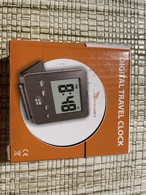 Digital Travel Alarm Clock - No Bells, No Whistles, Simple - Image 1 of 2
