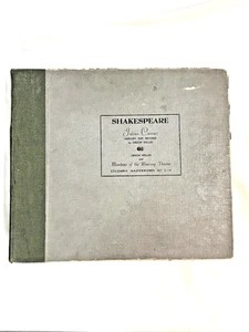 BOX SET of 11 Shakespeare Julius Caesar 78 rpm LP Vinyl Record Album Orson Wells - Imagen 1 de 3