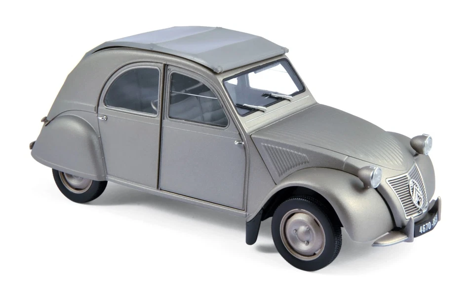 NOREV 1/18 (181497) -- CITROËN 2CV A 1950 GRIS -- NEUF - Photo 1/2