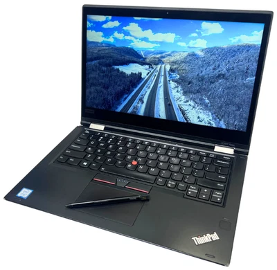Lenovo ThinkPad X380 Yoga 13" Core i7-8550U 1.8GHz 16GB RAM 256GB SSD Win 11 Pro Foto 1 de 4