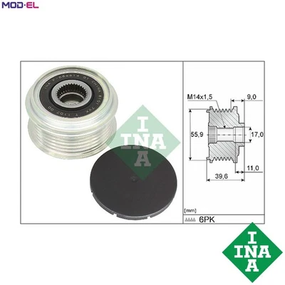 ALTERNATOR FREEWHEEL CLUTCH 535 0340 10 FOR VW AUDI CVMC/CVMD/DEND/DENA 3.0L Q7 - Image 1 of 4