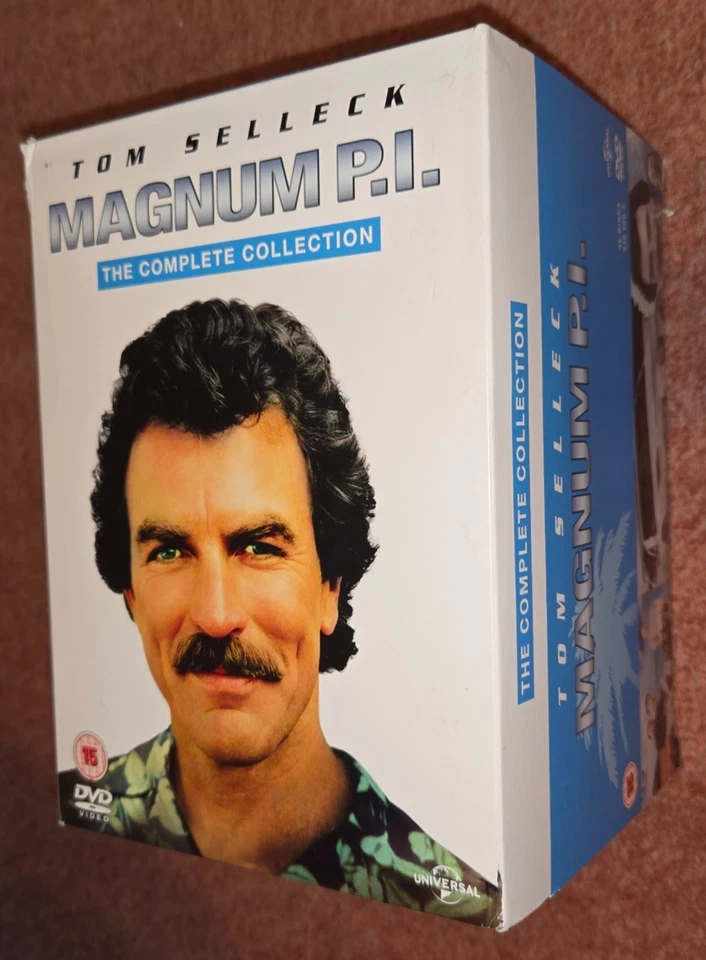 MAGNUM P.I. COMPLETE COLECTION SERIES SEASONS  1-8 UK DVD BOX SET (45 DISCS) - Image 1 of 4