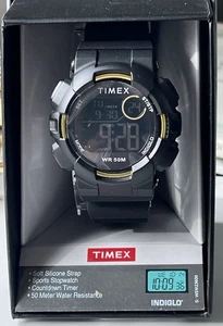 Timex BTW5M23600JT Unisex Mako DGTL 16mm Resin Band Uhr TW5M23600 NEU in Box - Bild 1 von 7