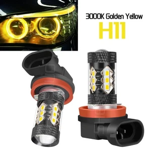 2x 120W H8 Angel Eyes Ringe Standlicht Für BMW E90 E91 E92 E93 E60 E61 E70 E71- - Bild 1 von 15
