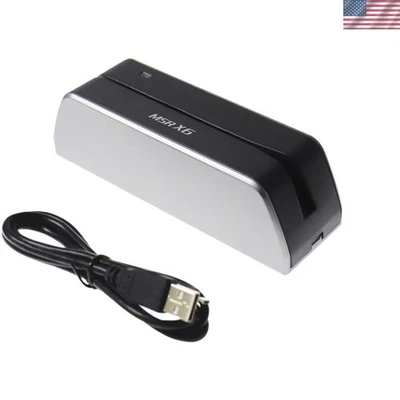 Effizienter MSRX6 Card Reader Writer - USB-Schnittstelle für Windows & Mac Systeme - Bild 1 von 3