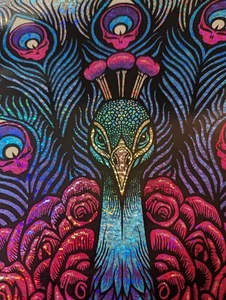 Grateful Dead Company Alexandra Fisher Sparkle Foil Sphere 2024 Poster Art Print - Picture 1 of 6