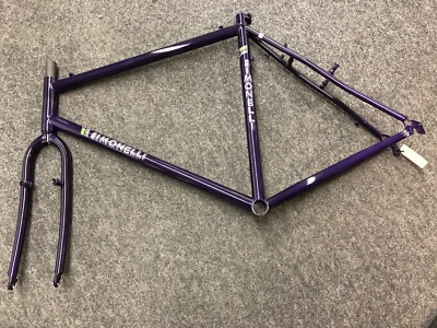 NEU MTB Stahl-Rahmen tig-welded S-Bend violett 56cm 90-iger NOS Retro Sammler - Bild 1 von 4
