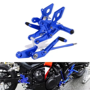 Gold Adjustable Rearset Footrests Pedal For HONDA CBR500R CBR400R CB500F CB400F - Picture 1 of 8