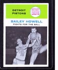 1961-62 Fleer #55 Bailey Howell IN ACTION Rookie Card ~ EX/MT