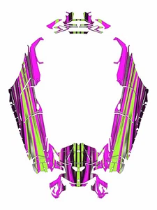2024+ Can Am Maverick R Max Decal Graphic Kit Wraps 4 Door Off Road Sticker D1 - Picture 1 of 3
