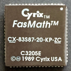 Cyrix CX83S87-20 80387 Klasse SPS FPU Mathematik Coprozessor Gleitkommaeinheit 386 - Bild 1 von 3