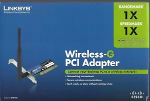 Linksys Cisco Model # WMP54G Wireless Network PC Card - Picture 1 of 3