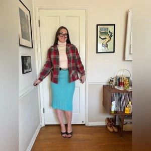 50s Vintage Plaid Wool Jacket 49er Style - Picture 1 of 8