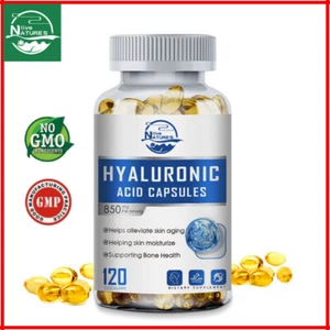 Hyaluronic Acid 120 Capsules Helps Alleviate Skin Aging - Picture 1 of 12