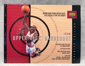 RARE 1998 Upper Deck HARDCOURT Michael Jordan PROMO Brochure MINT - Picture 1 of 3