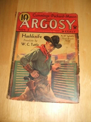 Argosy Weekly for November 4, 1933 W. C. Tuttle, Ray Cummings, Frank L. Packard  Foto 1 de 3