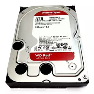 Western Digital 3TB WD Red Plus NAS Internal Hard Drive HDD-5400 RPM, SATA 6Gb/s - Picture 1 of 3