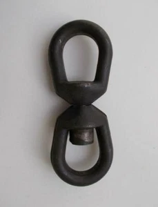 Vintage Eye to Eye SS Swivel 8" L x 5/8" thick Heavy 2.7 Pounds Pin Welded - Picture 1 of 2