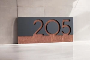 Personalized Home Address Sign house number Custom House Number Plaque - Picture 1 of 3