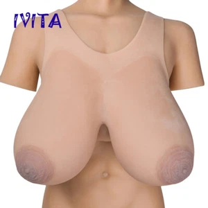 M Cup Riesenbrüste Silikonbrüste Body Fake Areola Big Boobs Crossdressers 16XL - Picture 1 of 9